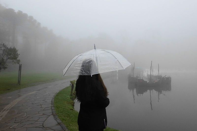 Lago Negro em Gramado com neblina - Dicas de como escolher o destino da viagem